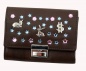 Preview: WESTERN-SPEICHER Geldbörse Portemonnaie Leder Strass  Swarovski Elements Kati 188b