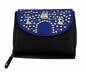 Preview: WESTERN-SPEICHER Geldbörse Portemonnaie Leder Strass  Swarovski Elements Klara 14B