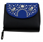 Preview: WESTERN-SPEICHER Geldbörse Portemonnaie Leder Strass  Swarovski Elements Klara 16B