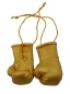 Preview: 1Paar(2Stck.)Deko Mini Boxhandschuhe Gold