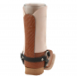 Preview: Schnapsglas im Cowboy Stiefel aus Leder – Handarbeit Mexico –Western GL12
