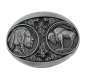 Preview: Gürtelschnalle Indianer aus Zinn – Buckle für Gürtel bis 4 cm GS16