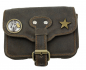 Preview: WESTERN-SPEICHER Gürteltasche Hüfttasche WS06 Braun Leder Antik