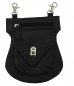 Preview: Festival Tasche Gürteltasche Hüfttasche Geldbörse Leder mit Karabiner K5