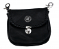 Preview: Festival Tasche Gürteltasche Hüfttasche Geldbörse Leder mit Karabiner K31