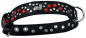 Preview: Hundehalsband Leder Strass Swarovski-Elements M/H012