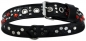 Preview: Hundehalsband Leder Strass Swarovski-Elements M/H012
