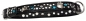 Preview: Hundehalsband Leder Strass Swarovski-Elements L/H023