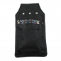 Preview: Western Speicher Leder Holster für Kellnerbörse mit Strass Swarovski Elements HK128
