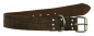 Preview: Hundehalsband Leder  Braun Halsumfang 37-47cm Breite 4cm Indi09