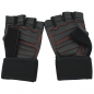 Preview: 73MILES Leder Kraftsporthandschuhe Fitness Sport Bodybuilding Handschuhe Fingerlos S-XXL  G15