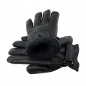 Preview: WESTERN SPEICHER Leder- Western- Biker- Reithandschuhe gefüttert Schwarz