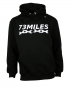 Preview: 73MILES Print Hoodie Kapuzenpullover schwarz Größen S bis 4XL