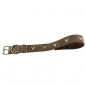 Preview: Hundehalsband Leder Indi03 Braun  Größe 55 - 61cm Breite 5cm