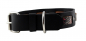Mobile Preview: Hundehalsband Leder Schwarz Indi 05 Größe 48 - 54cm Breite 4cm