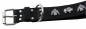 Mobile Preview: Hundehalsband Leder  Schwarz Halsumfang 56-62cm Breite 4cm Indi07 -