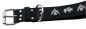 Preview: Hundehalsband Leder  Schwarz Halsumfang 56-62cm Breite 4cm Indi07 -