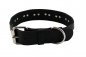 Preview: Hundehalsband Leder  Schwarz Halsumfang 56-62cm Breite 4cm Indi07 -