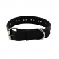 Preview: Hundehalsband Leder  Schwarz Halsumfang 56-62cm Breite 4cm Indi07 -
