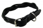 Mobile Preview: Hundehalsband Leder  Schwarz Halsumfang 40-46cm Breite 4cm Indi08