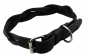 Preview: Hundehalsband Leder  Schwarz Halsumfang 46-52cm Breite 4cm Indi08