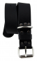 Mobile Preview: Hundehalsband Leder Schwarz Größe 48 - 54cm Breite 4cm