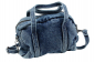 Preview: Kleine Damen Jeans Handtasche Denim Schultertasche Crossbody Tasche blauJT11