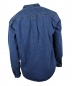 Preview: WESTERN-SPEICHER Denim Freizeit Jeans Hemd Herren Baumwolle Blau Druckknöpfe S bis 5XL