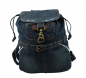 Preview: Jeans Rucksack Dunkelblau mit Swarovski-Elements Strass S20