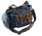 Preview: Jeanstasche Schultertasche Blau mit Swarovski-Elements Strass C17