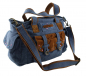 Preview: Jeanstasche Schultertasche Blau mit Swarovski-Elements Strass C18