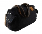 Preview: Jeanstasche Schultertasche Schwarz mit Swarovski-Elements Strass C19