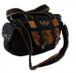 Preview: Jeanstasche Schultertasche Schwarz mit Swarovski-Elements Strass C20