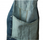 Preview: WESTERN-SPEICHER Jeansweste Herren Denim Biker Weste Kutte Basic blau S - 4XL