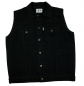 Preview: WESTERN-SPEICHER Jeansweste Bull Herren Denim Biker Weste Kutte schwarz S - 5XL