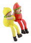 Preview: Kantenhocker Kantensitzer Frucht Paar aus Polystone Höhe ca. 10cm