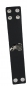 Preview: Armband Leder schwarz mit Motivnieten Krähe