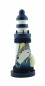 Preview: 4 x maritime Deko Leuchttürme Holz im Shabby Style