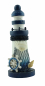 Preview: 4 x maritime Deko Leuchttürme Holz im Shabby Style