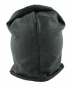 Preview: Mütze Beanie Damen Glitzer mit Strass Applikationen Anker Grau B07 onesize