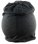 Preview: Mütze Beanie Damen Glitzer mit Strass Applikationen Stern Grau B04 onesize