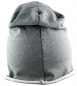 Preview: Mütze Beanie Damen Glitzer mit Strass Applikationen Stern Hellgrau B03 onesize