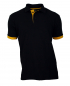 Preview: 73MILES Poloshirt Herren Polohemd kurzarm schwarz S - 4XL
