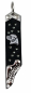Preview: Schlüsselanhänger Leder Strass Swarovski-Elements SA349