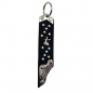Preview: Schlüsselanhänger Leder Strass Swarovski-Elements SA358