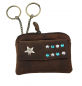 Preview: WESTERN-SPEICHER Schlüsseltasche Leder Strass Swarovski Elements SB 09