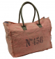 Preview: Canvas DamenTasche Schultertasche Shopper Vintage - 456 -