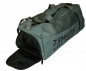 Preview: Weekender Freizeittasche Reisetasche Sport Tasche mit Rucksackfunktion Grau