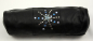 Preview: Kosmetiktasche Leder Strass Swarovski-Elements