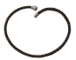Preview: Geflochtenes Leder- Wickelarmband "LA103"